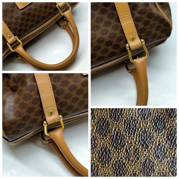 CELINE Hand Bag Brown PVC 497-070325 - Picture 7 of 14